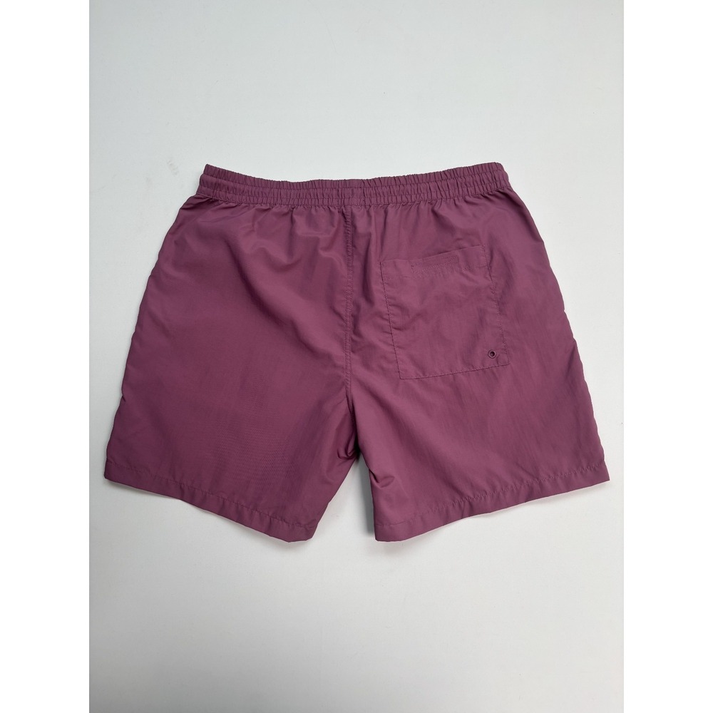 Mens Sz M Empyre Purple Board Shorts Floater Red Drawstring Swim Trunk - Picture 4 of 9